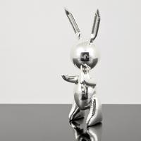 Jeff Koons (after) Silver Rabbit Balloon Sculpture - Sold for $2,125 on 02-06-2021 (Lot 443).jpg